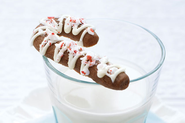 Chocolate-Candy Cane Cookies