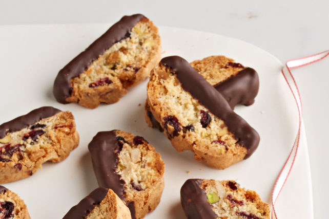Cranberry-Pistachio Biscotti