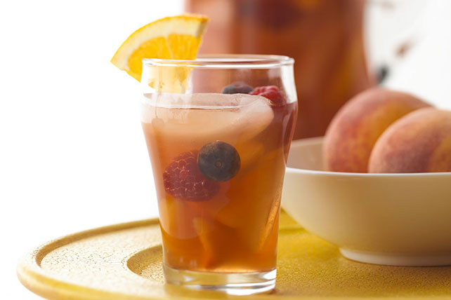 Peachy Iced Tea Sangria