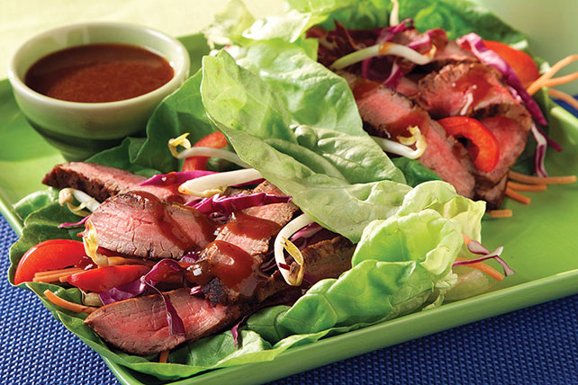 Teriyaki Steak Lettuce Wraps