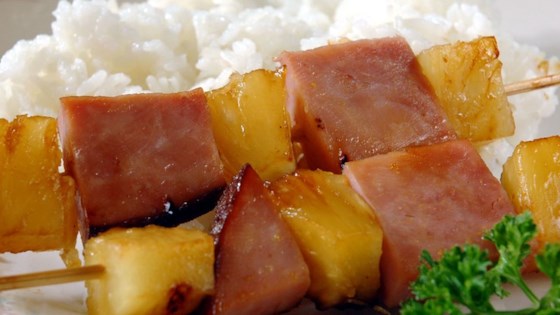 Ham and Pineapple Kabobs