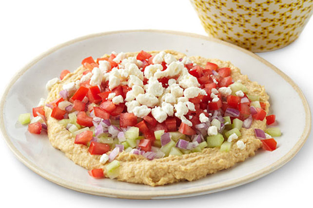 Chunky Vegetable Hummus Spread