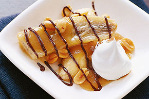 Warm Caramel Bananas