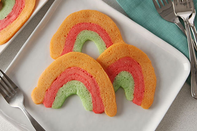 Rainbow Pancakes