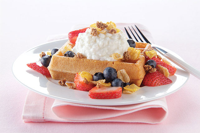 Blueberry-Strawberry Breakfast Shortcake