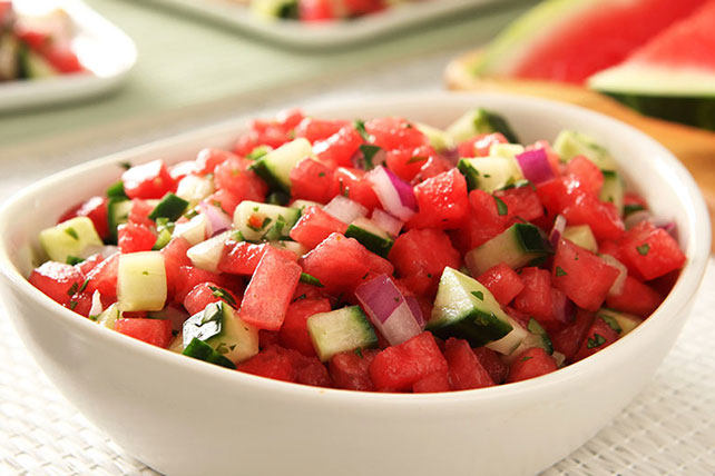 Fresh Watermelon Salsa