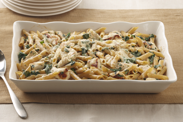 Chicken-Penne Florentine Bake