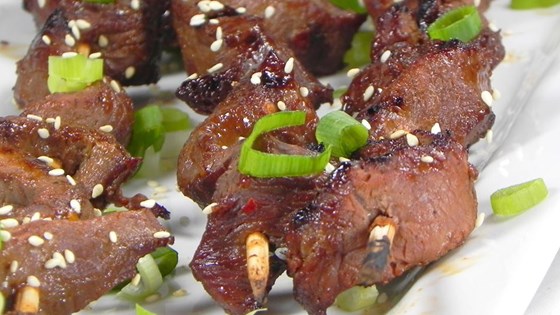 Hoisin-Ginger Beef Skewers