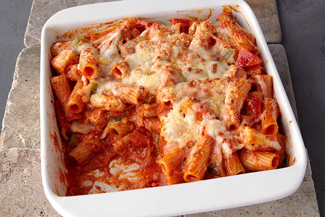 Chicken & Pepper Pasta Bake