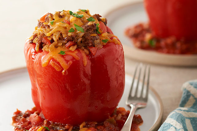 Mexican Stuffed Peppers for Two