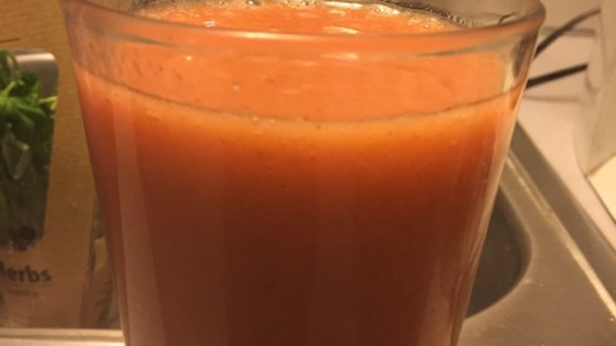 Basil Strawberry Mango Smoothie