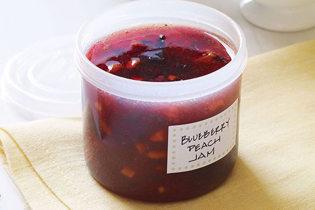 30 Minutes to Homemade SURE.JELL Blueberry-Peach Freezer Jam