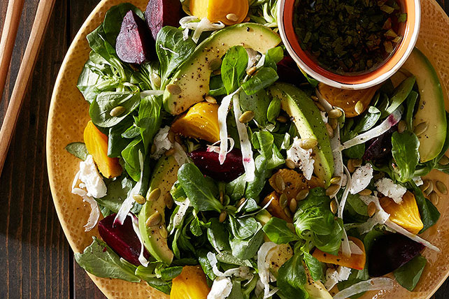 Beet and Fennel Salad with Goat Cheese