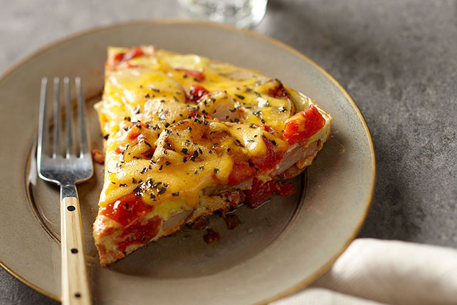 Cheesy Potato & Egg Skillet