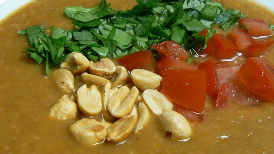 African Sweet Potato and Peanut Soup