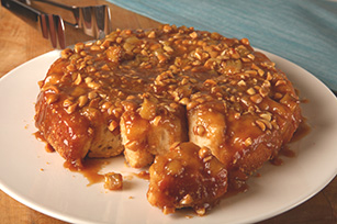 Peanut Butter-Banana Monkey Bread