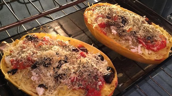 Baked Spaghetti Squash Lasagna Style