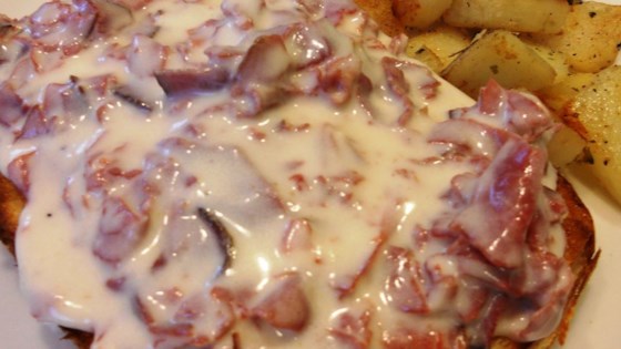 Creamed Chipped Beef On Toast