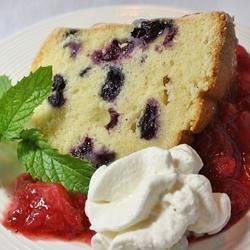 Blueberry Pound Cake