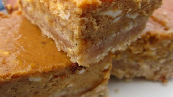 Yummy Pumpkin Cheesecake Bars