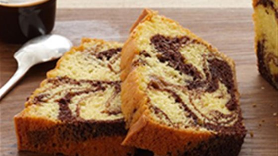 Fudge Marble Pound Cake