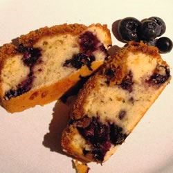 Sugar Free Blueberry Coffee Cake