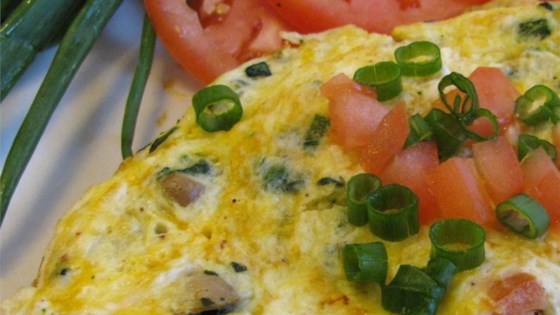 Spinach Mushroom Omelet