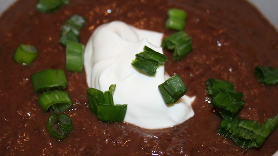 Black Bean and Salsa Soup