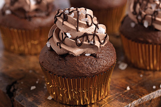 Chocolate Salted Caramel Cupcakes