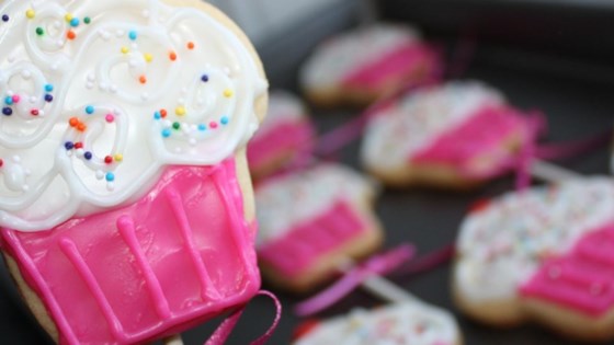 Cut-Out Cookies in a Flower Pot