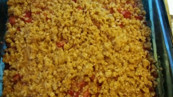 Mom's Rhubarb Crisp