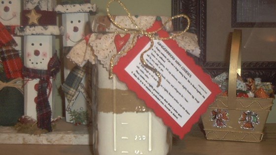 Gingerbread Cookie Mix in a Jar