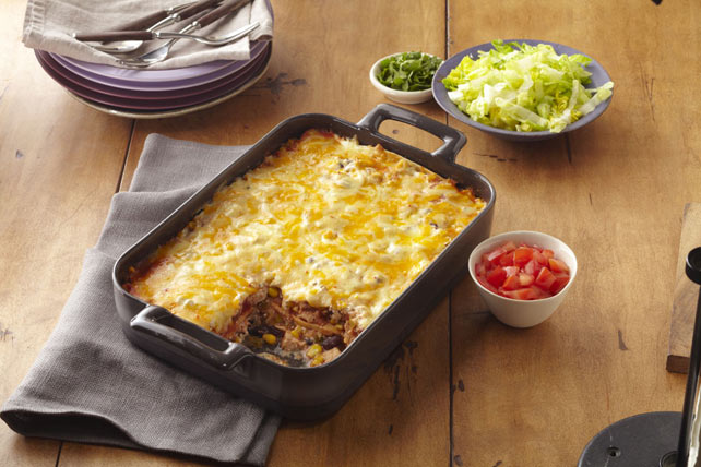 Roasted Turkey Enchilada Bake