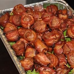 Bacon Wrapped Bratwurst