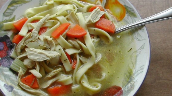 Rosemary Chicken Noodle Soup