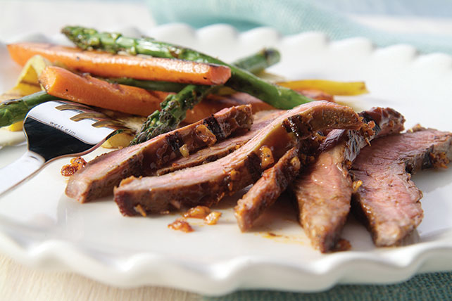 Garlic-Grilled Flank Steak