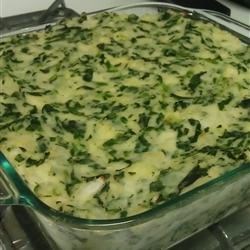 Potato Spinach Casserole