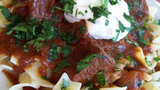 Smoked Paprika Goulash for the Slow Cooker