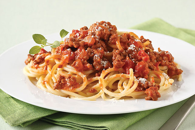 Spaghetti with Zesty Bolognese Sauce