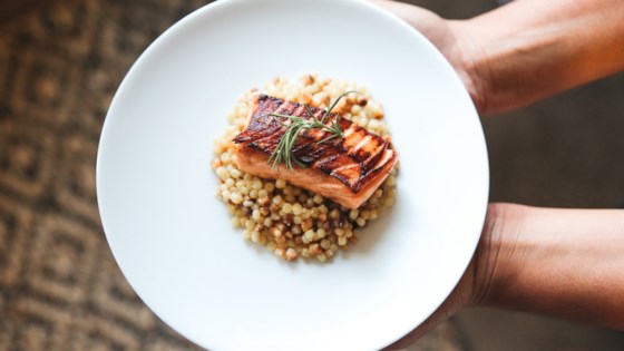 Balsamic and Rosemary Grilled Salmon