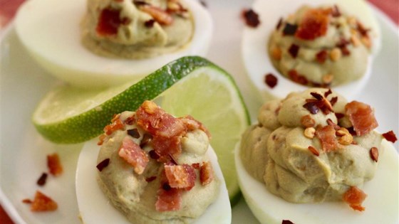 Avocado and Bacon-Stuffed Eggs