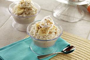 Creamy Coconut-Banana Rice Pudding