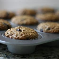 Low-Fat Blueberry Bran Muffins