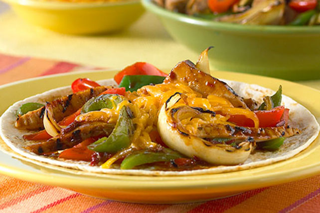 Grilled Orange Chipotle Pork Fajitas