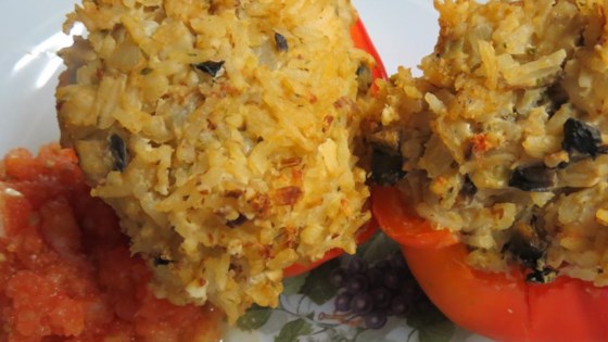 Meatless Stuffed Peppers