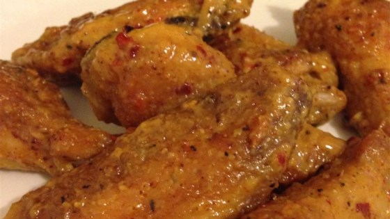 Sweet Hot Mustard Chicken Wings