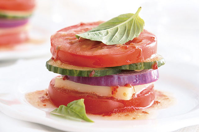 Garden Vegetable Salad Stacker