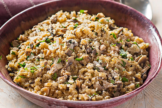 Mushroom-Quinoa Pilaf