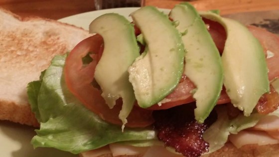 Turkey Bacon Avocado Sandwich