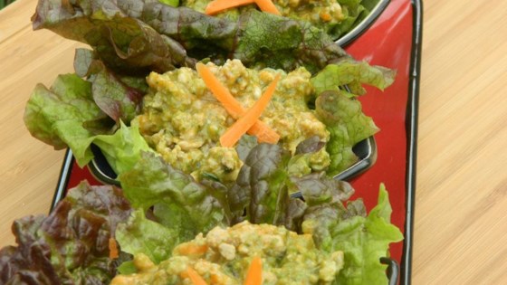 Thai Curry Pork Lettuce Wraps (Nam Prik Ong)